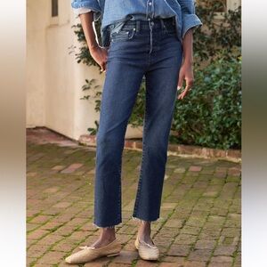 frank & eileen cork raw hem jeans